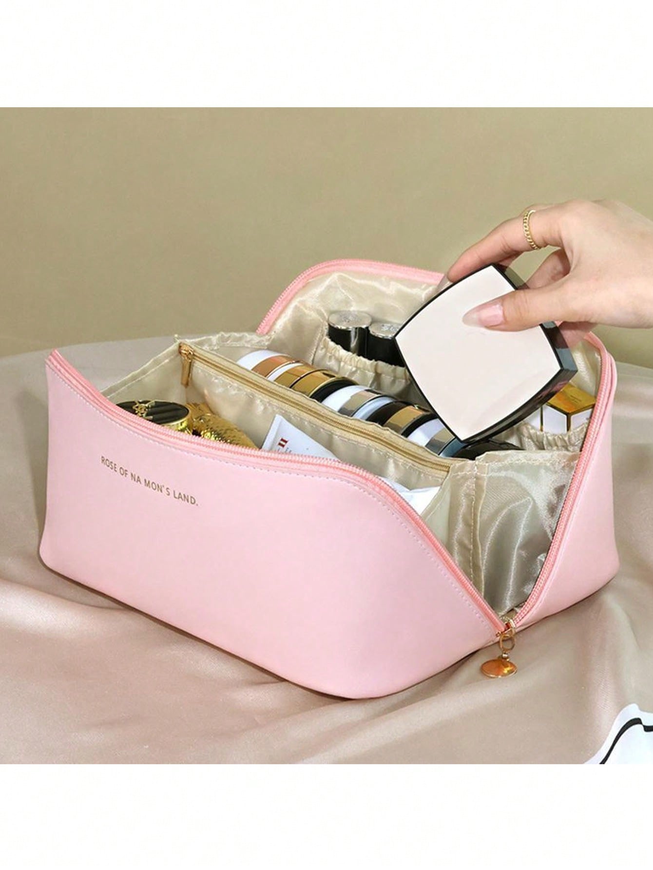 Luxury High End Skincare - กล่องเครื่องสำอางสุดหรูระดับไฮเอนด์ กระเป๋าเก็บเครื่องสำอางและผลิตภัณฑ์ดูแลผิวสำหรับเดินทางอเนกประสงค์