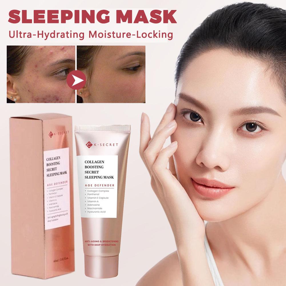 Luxury High End Skincare - K-SECRET มาส์กคอลลาเจนสูตรเข้มข้นจากเกาหลี - ทำความสะอาดอย่างอ่อนโยน บำรุงผิวหน้าอย่างล้ำลึก มอบความชุ่มชื้นอย่างหรูหรา