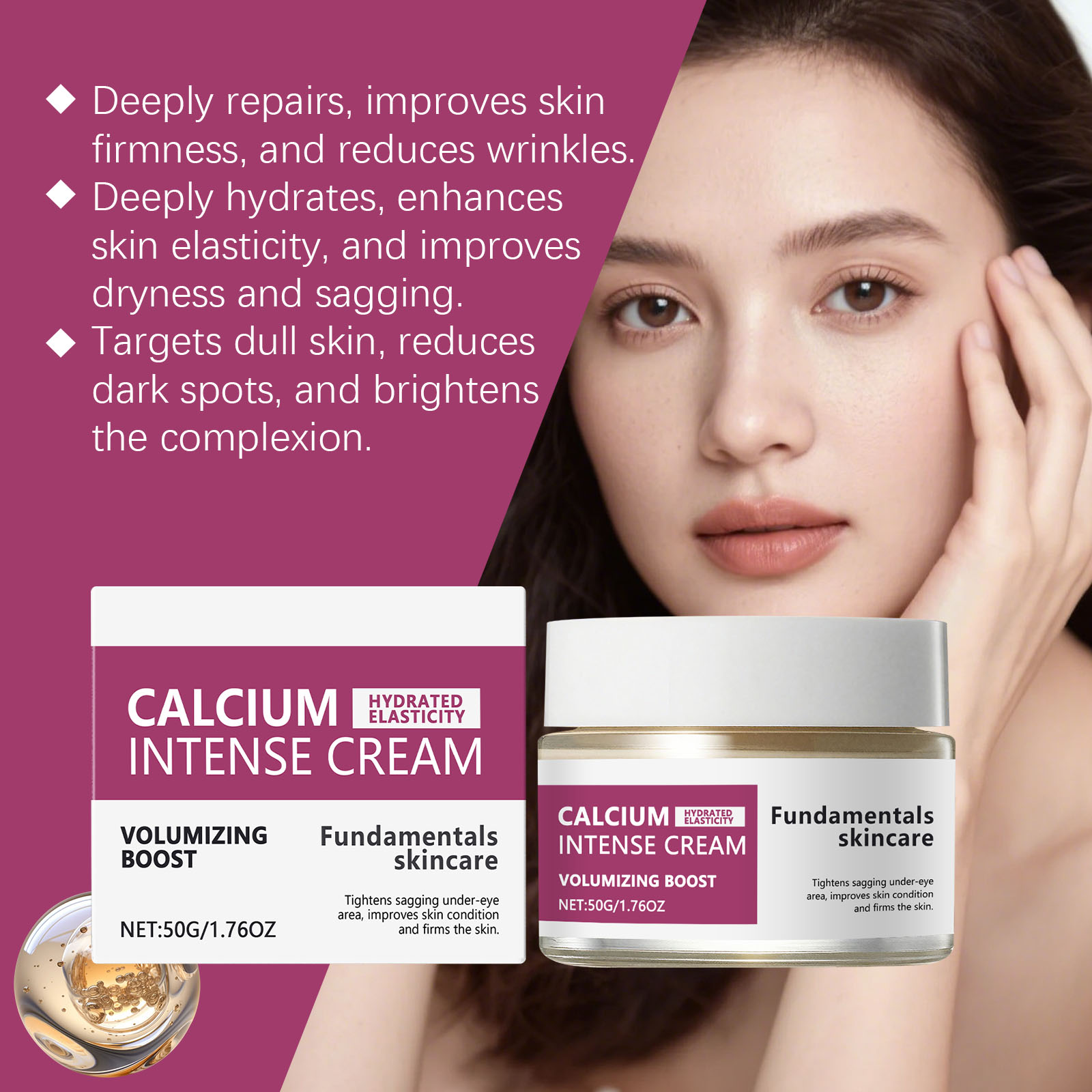 แคลเซียมเข้มข้น ครีมกระชับผิว  - Luxury Skincare Brands บทวิจารณ์และราคา
