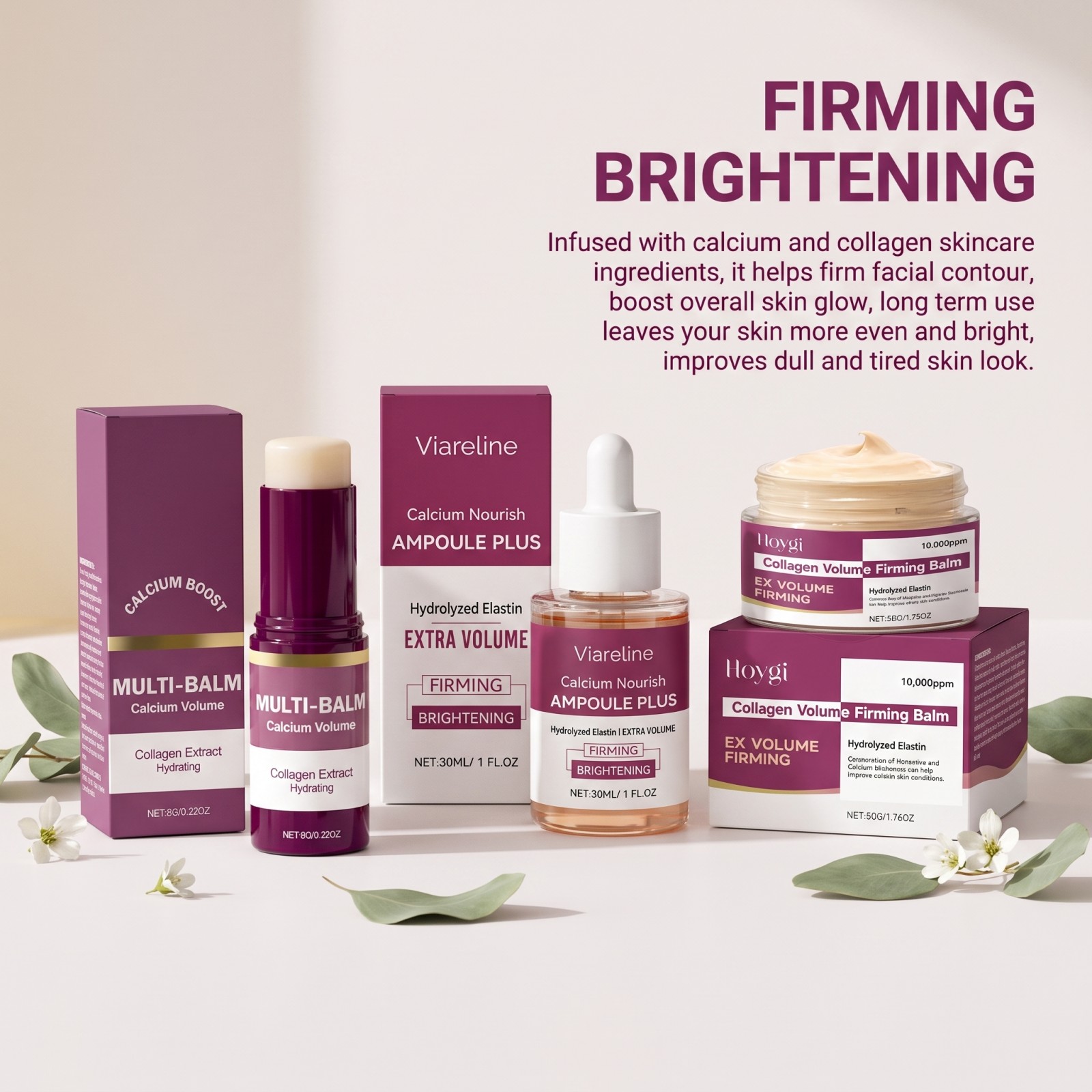 ชุดบำรุงผิวคอลลาเจนแคลเซียมจาก - Luxury Skincare Brands บทวิจารณ์และราคา
