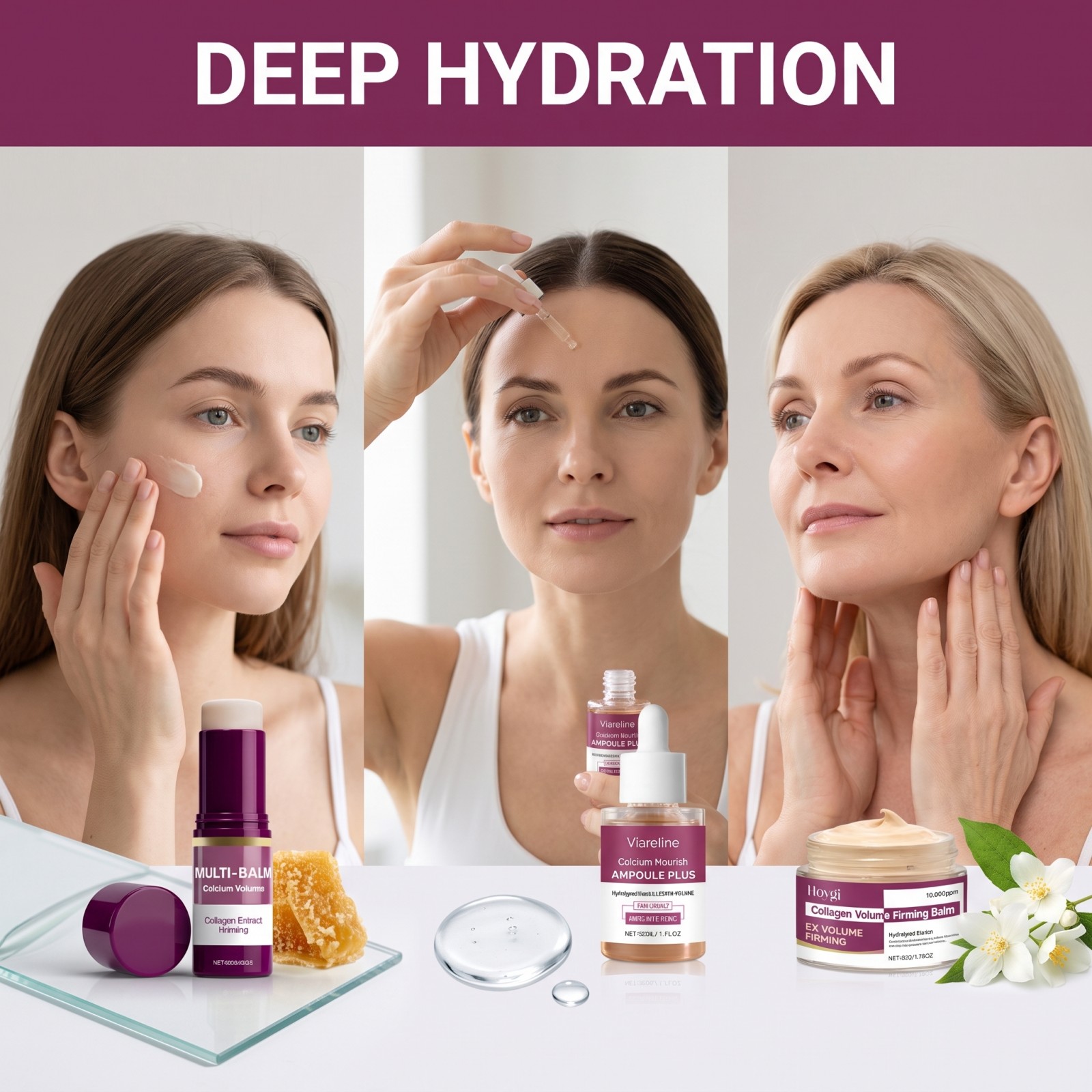 ชุดบำรุงผิวคอลลาเจนแคลเซียมจาก - Luxury Skincare Brands บทวิจารณ์และราคา