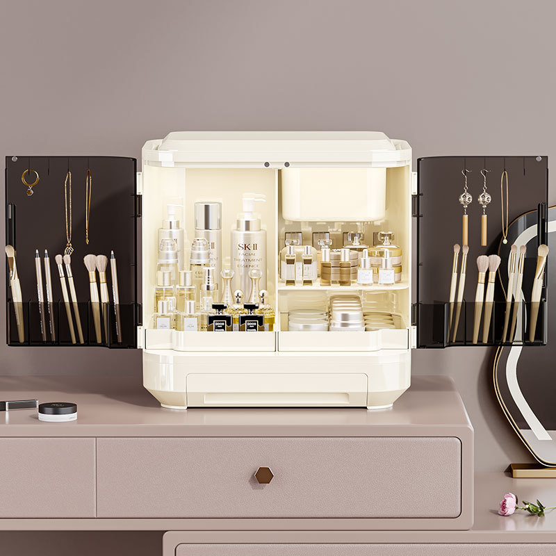กล่องเก็บเครื่องสำอางพร้อมกระจ - Luxury High End Skincare บทวิจารณ์และราคา