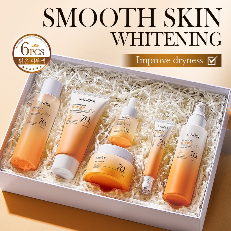 ชุดผลิตภัณฑ์บำรุงผิวหน้า 70% ข - Luxury Skincare Set บทวิจารณ์และราคา