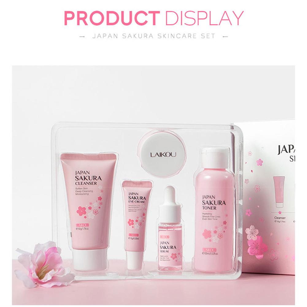 5/3 ชิ้น/เซ็ต SAKURA Skin Care - Luxury Skincare Set บทวิจารณ์และราคา