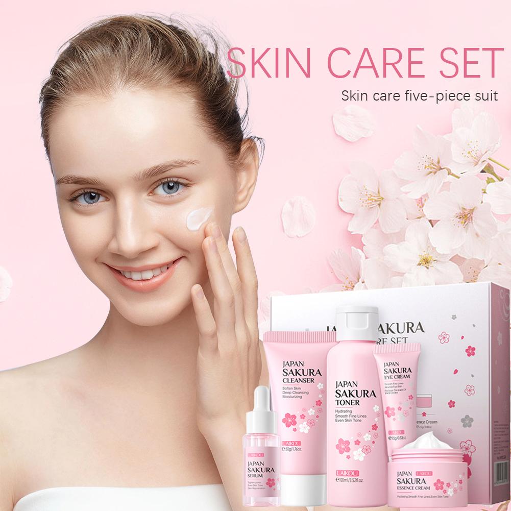 5/3 ชิ้น/เซ็ต SAKURA Skin Care - Luxury Skincare Set บทวิจารณ์และราคา