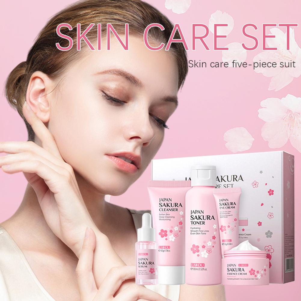 5/3 ชิ้น/เซ็ต SAKURA Skin Care - Luxury Skincare Set บทวิจารณ์และราคา