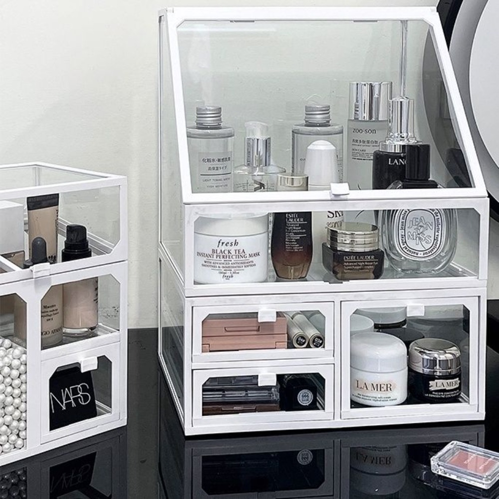 กล่องเก็บเครื่องสำอางแก้วหรูหร - Luxury High End Skincare บทวิจารณ์และราคา