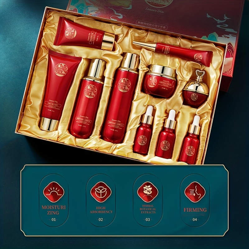 ชุดผลิตภัณฑ์บำรุงผิวหน้า Qilin - Luxury Skincare Set บทวิจารณ์และราคา